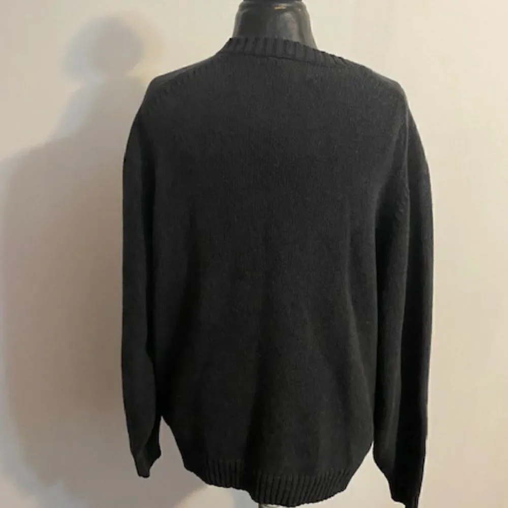 Lands' End Gray Knit crewneck sweater, size XL (46-48)